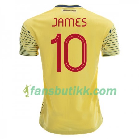 Fotballdrakt Colombia James Rodriguez 10 Hjemmetrøye Copa América 2019 Kortermet